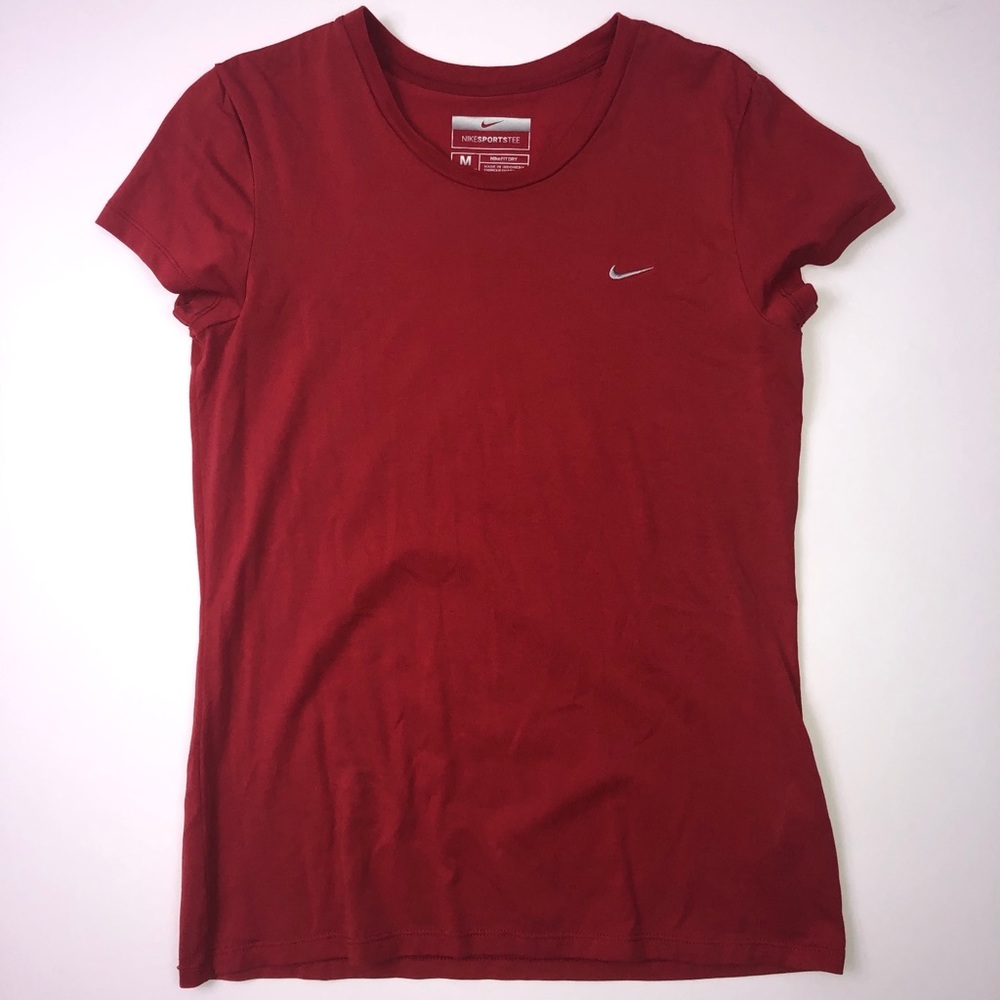 Nike Short Sleeve Tee In Crimson Size M